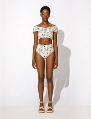 Malina - Ivy Bikini Bottom - bikinihosen mit hoher taille - soft floral pistachio - 2