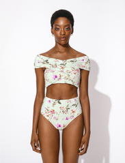 Malina - Ivy Bikini Bottom - bikinihosen mit hoher taille - soft floral pistachio - 3