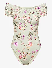 Malina - Isa Swimsuit - swimsuits - soft floral pistachio - 0