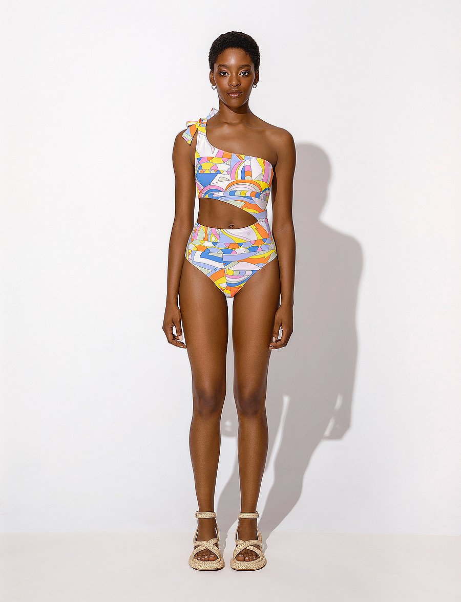 Malina - Elize Swimsuit - bold shapes - 0