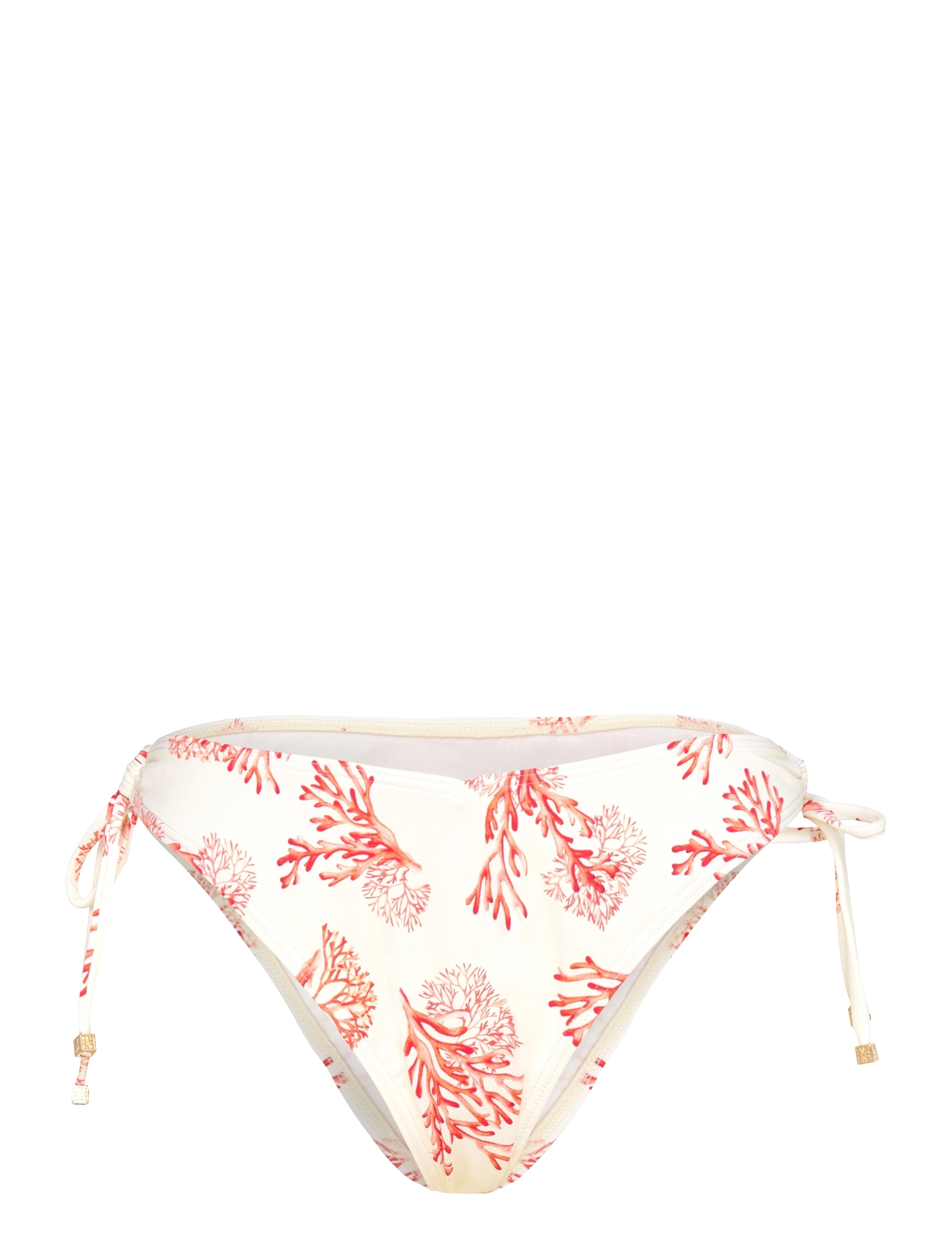 MALINA Blanka Printed Drawstring Bikini Bottoms Rot - XS - Damen