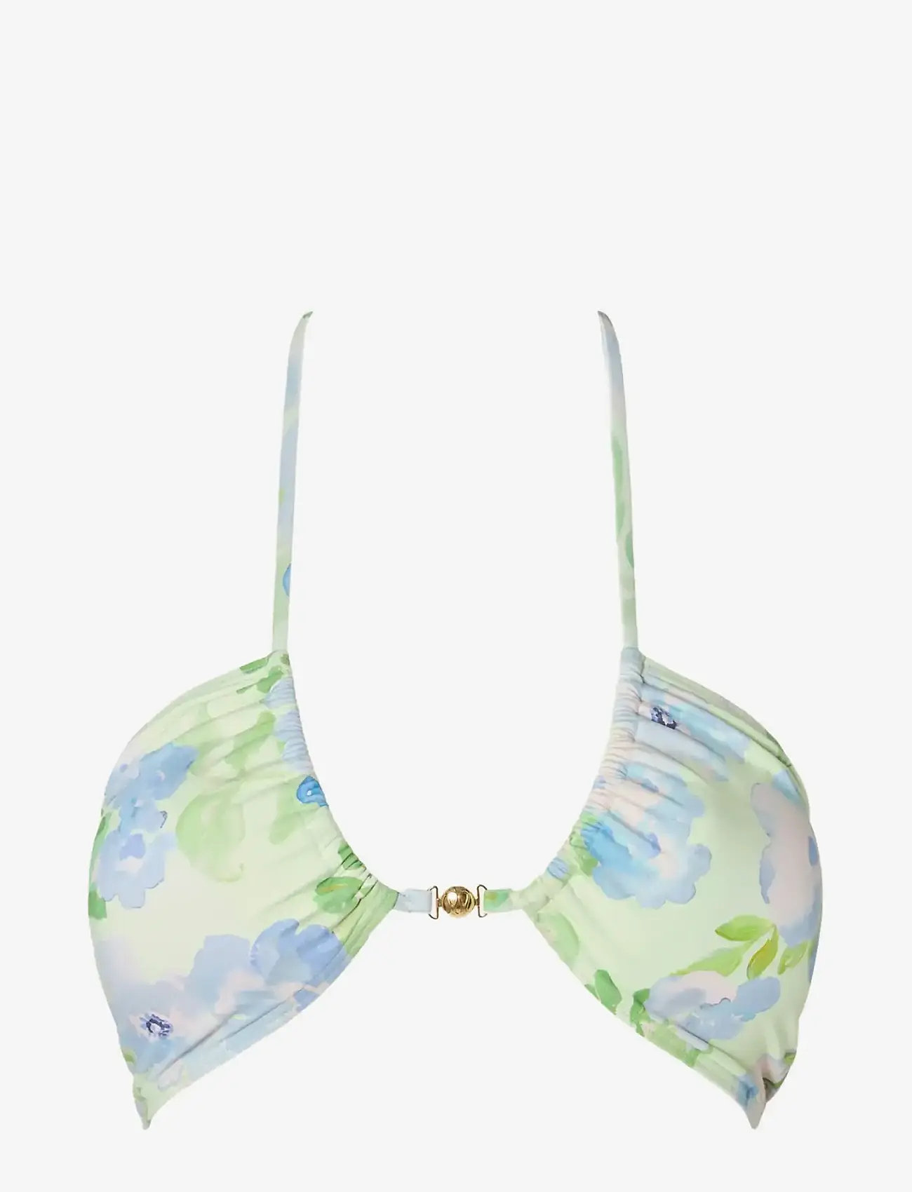 Malina - Blanka Printed Bandeau Bikini Top - paelast bikiinide ülaosad - pastel floral pistachio - 1