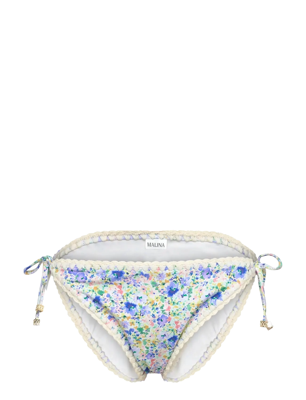 MALINA Ally Crochet Trimmed Bikini Bottoms Blau - XL - Damen