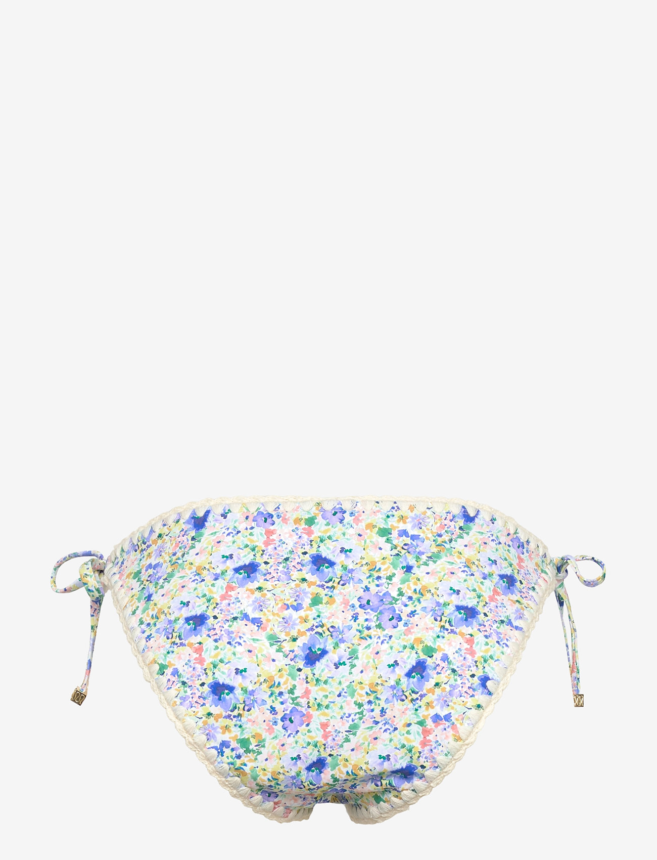 Malina - Ally crochet trimmed bikini bottoms - küljele seotavad bikiinid - ditsy - 1
