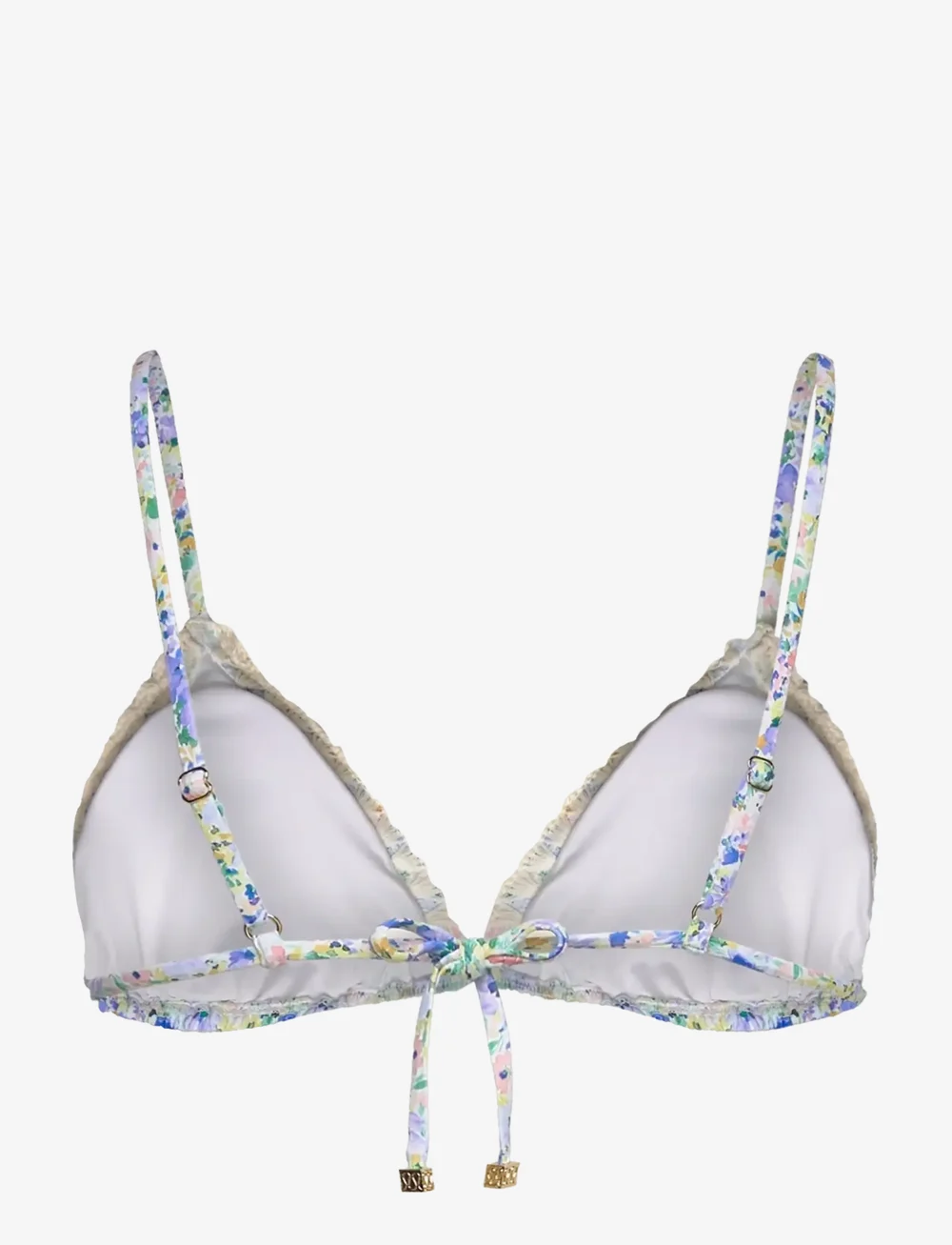 Malina - Ally crochet trimmed triangle bikini top - dreieck-bikini-oberteile - ditsy - 1