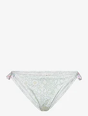 Malina - Florence frill printed bikini bottom - majtki bikini - floral mist mint - 0