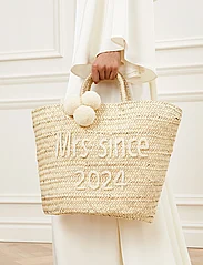 Malina - Bridal raffia tote 2024 - tote bags - cream - 8