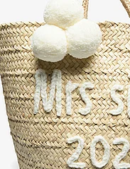 Malina - Bridal raffia tote 2024 - iepirkimu maisiņi - cream - 4
