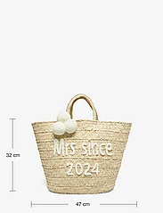 Malina - Bridal raffia tote 2024 - tote bags - cream - 6