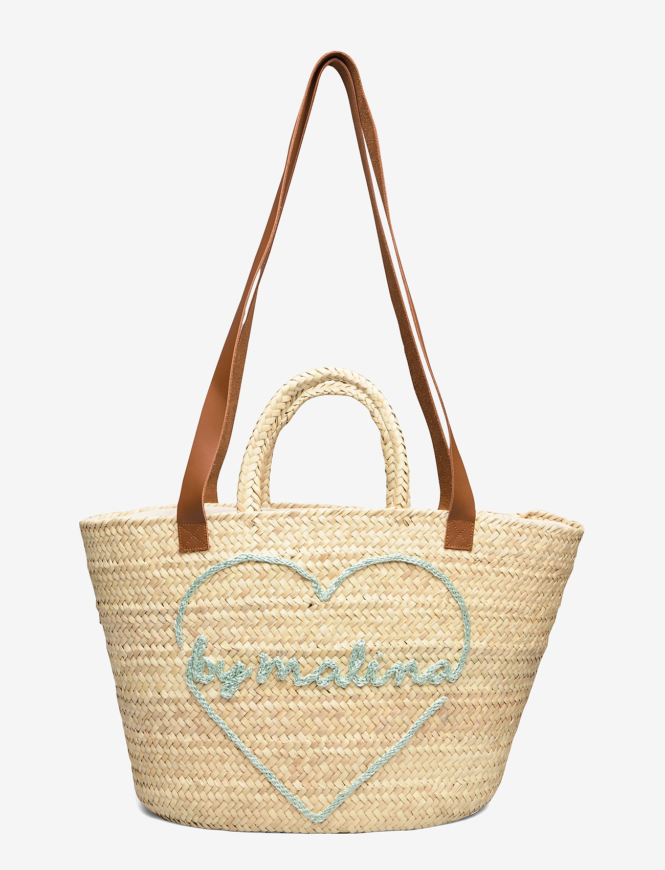 By Malina - Darling beach raffia tote - cream - 0