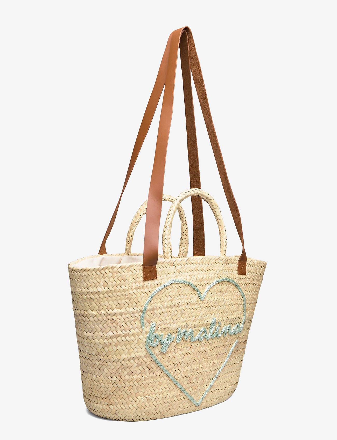 By Malina - Darling beach raffia tote - cream - 2