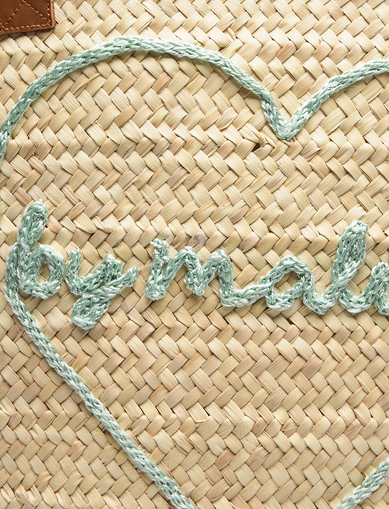 By Malina - Darling beach raffia tote - cream - 3