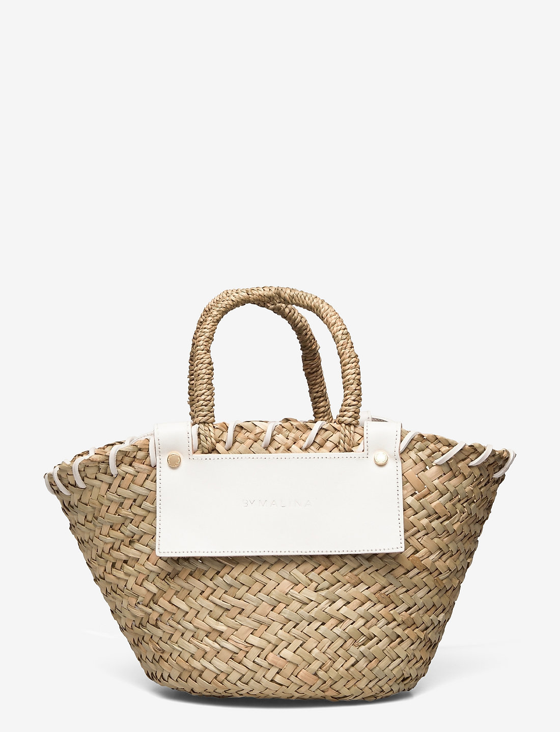 Malina - Niki straw bag - shoppers - ivory - 1
