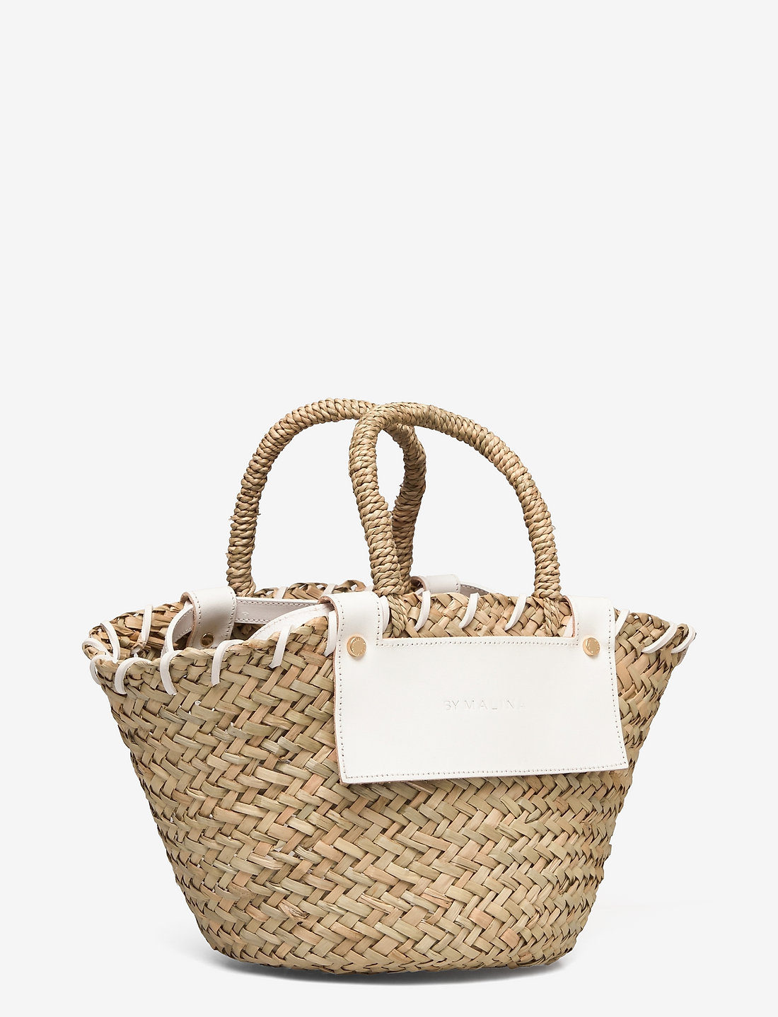 Malina - Niki straw bag - shoppers - ivory - 3