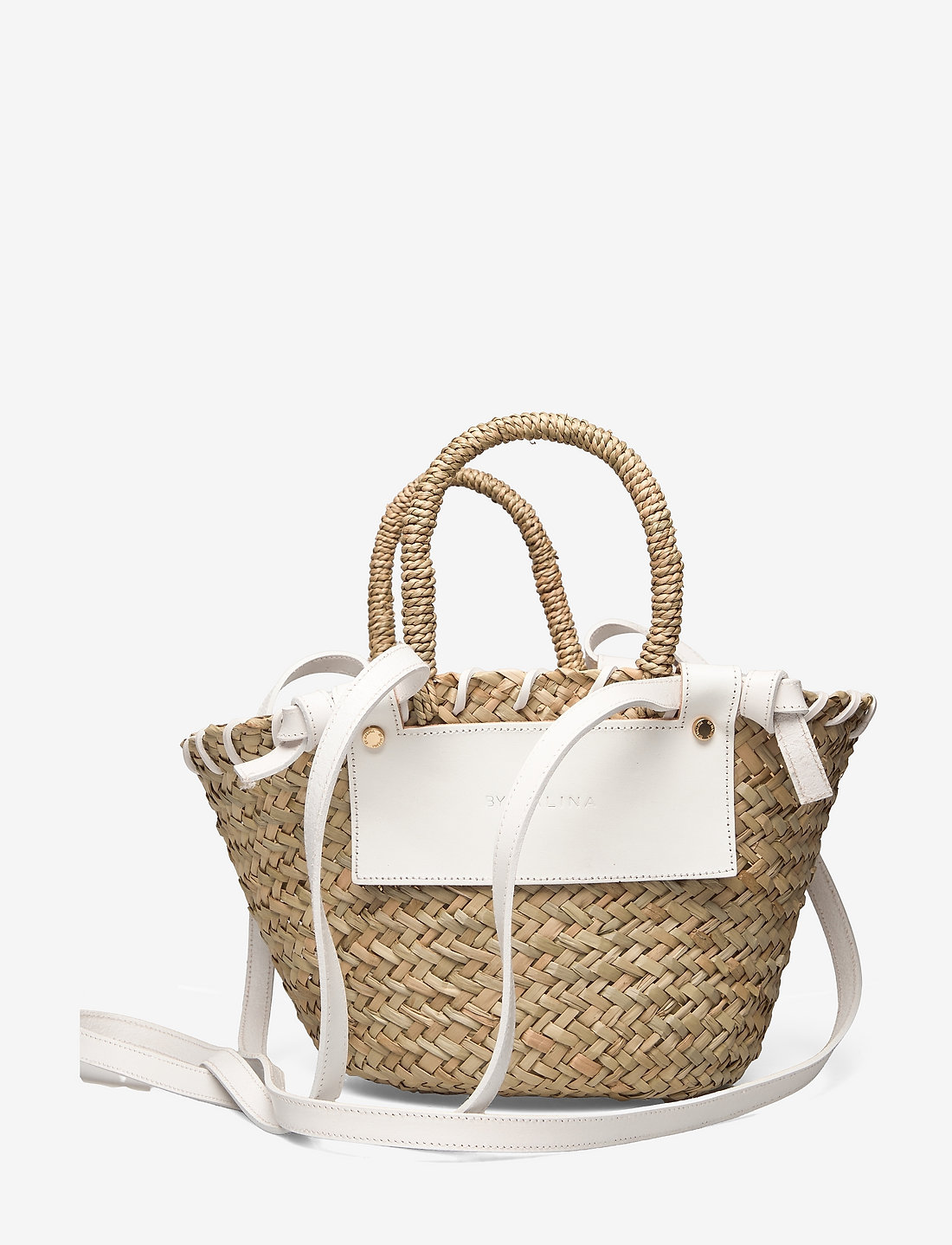 Malina - Niki straw bag - shoppers - ivory - 4