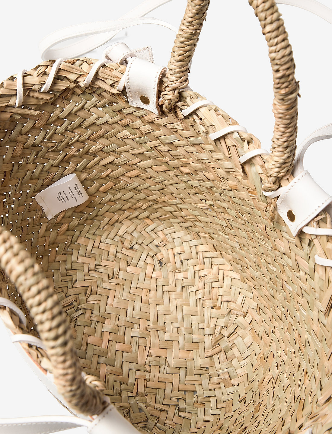 Malina - Niki straw bag - shoppers - ivory - 5
