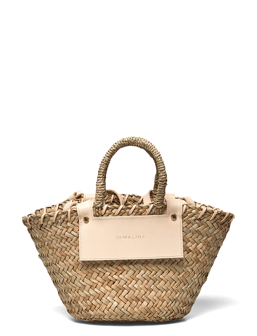 Malina - Niki straw bag - shoppere - natural - 1