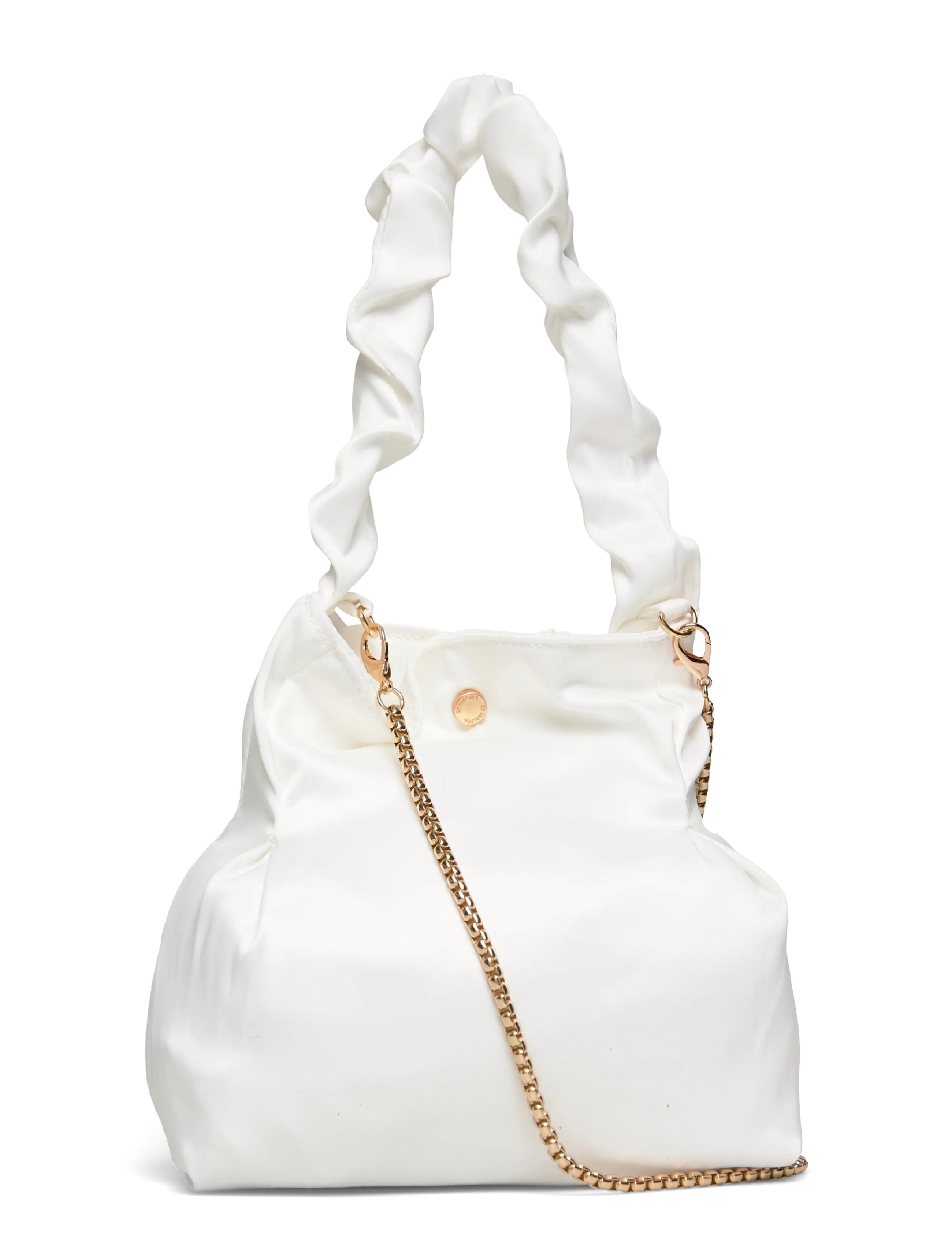 Malina Bridal satin pouch - Håndtasker - IVORY / cream