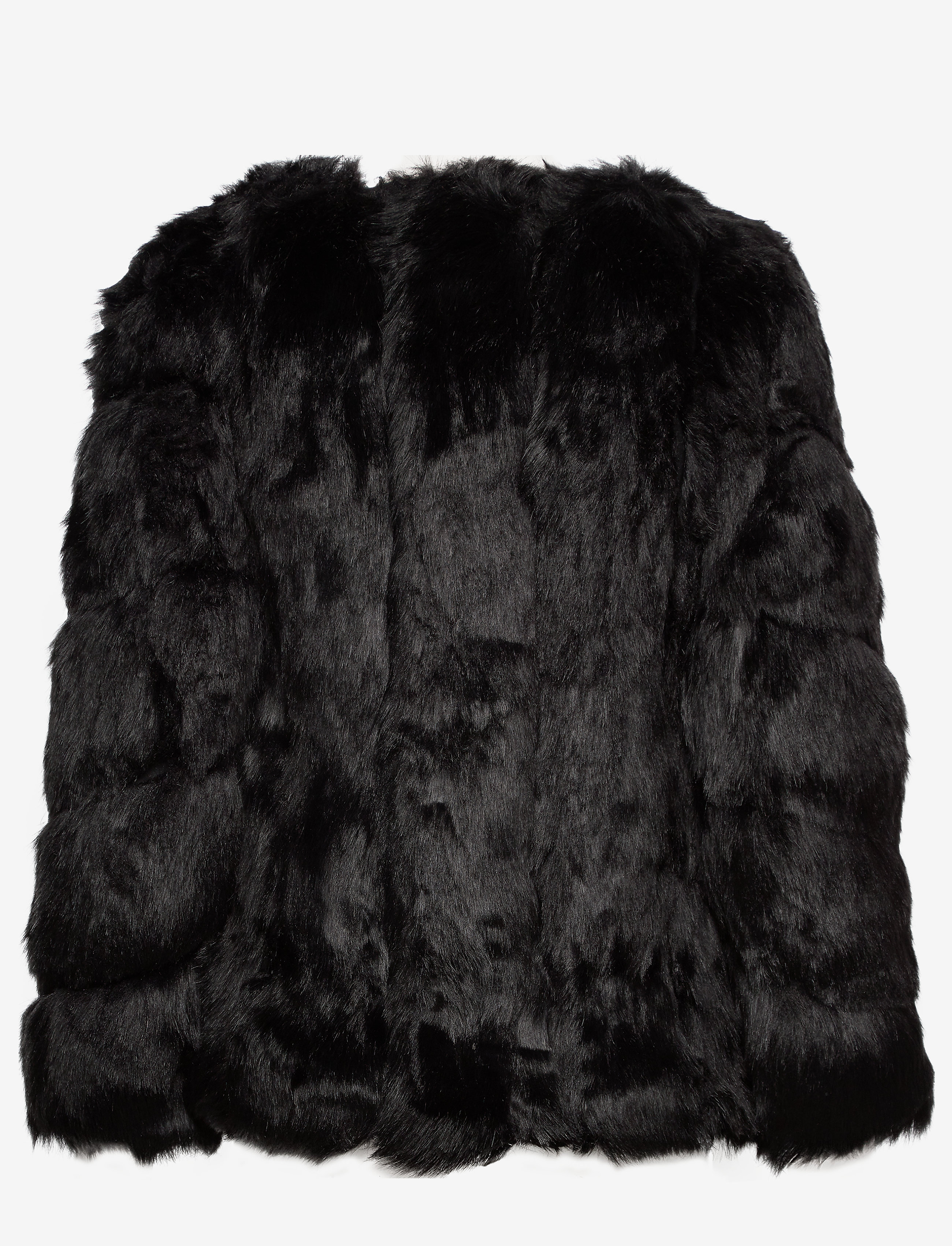 By Malina - Oria faux fur jacket - black - 2