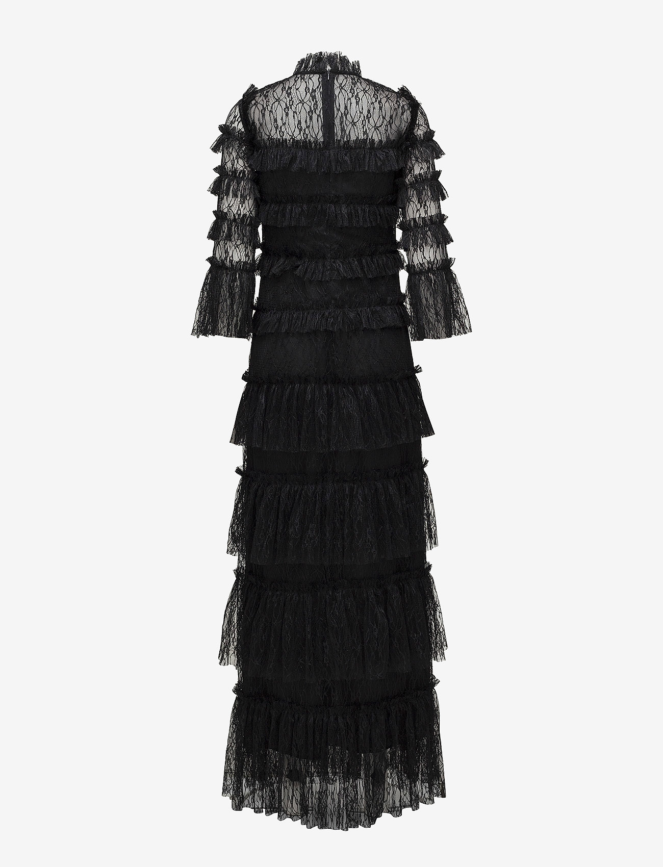 Malina - Carmine Long Sleeve Lace Maxi Dress - sukienki wieczorowe - black - 2