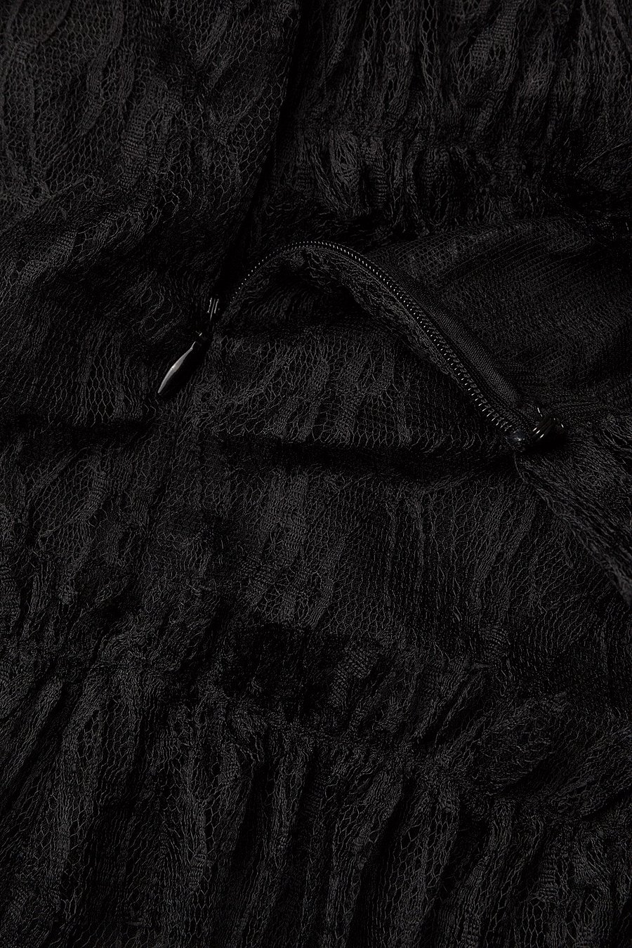 Malina - Carmine Long Sleeve Lace Maxi Dress - aftonklänningar - black - 5