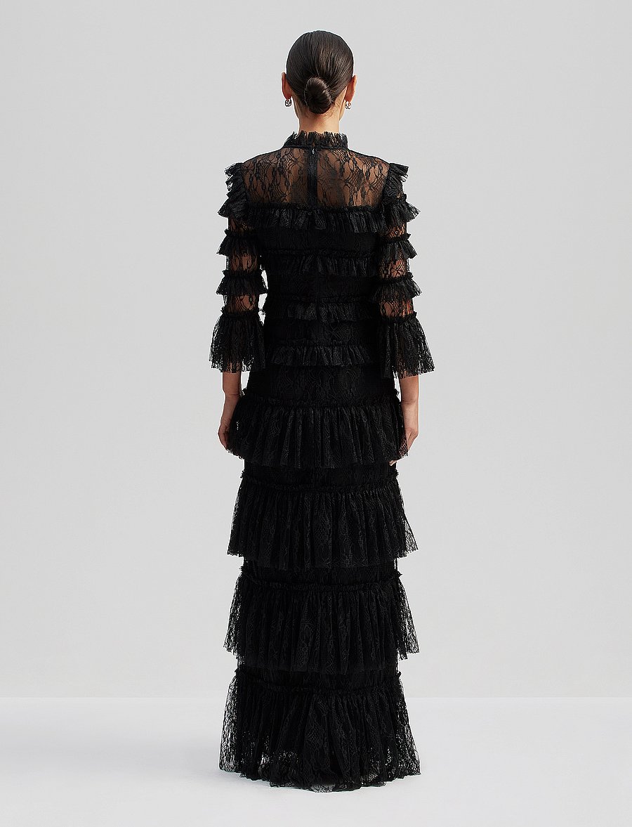 Malina - Carmine maxi dress - evening dresses - black - 3