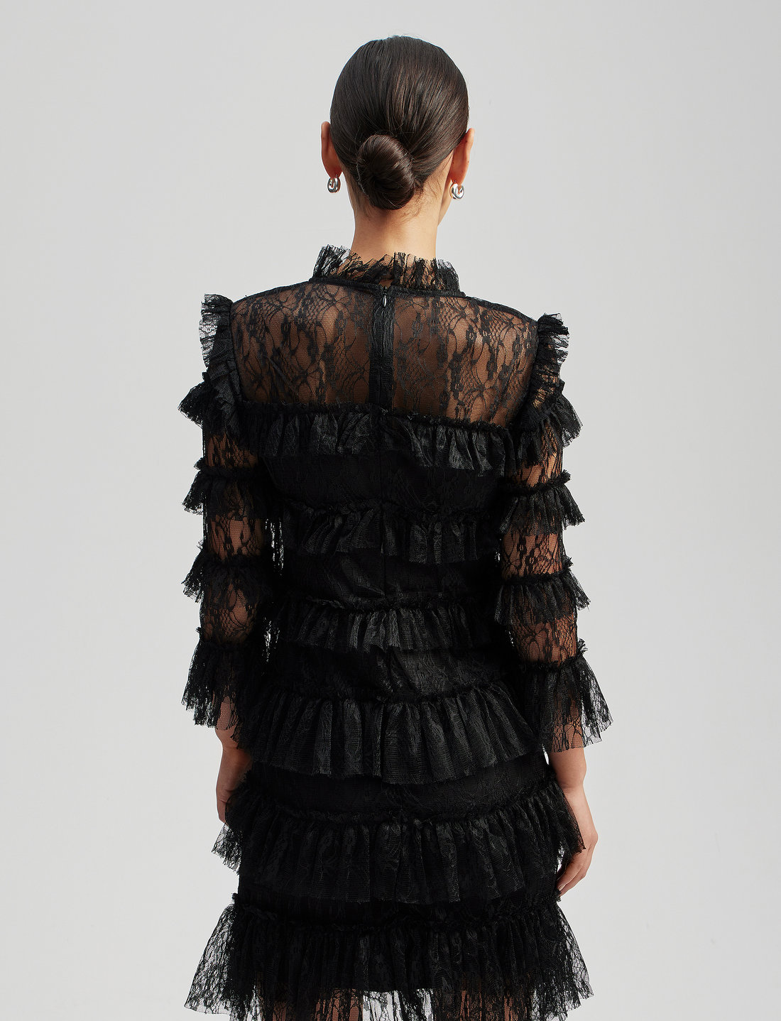 By malina carmine mini dress black online