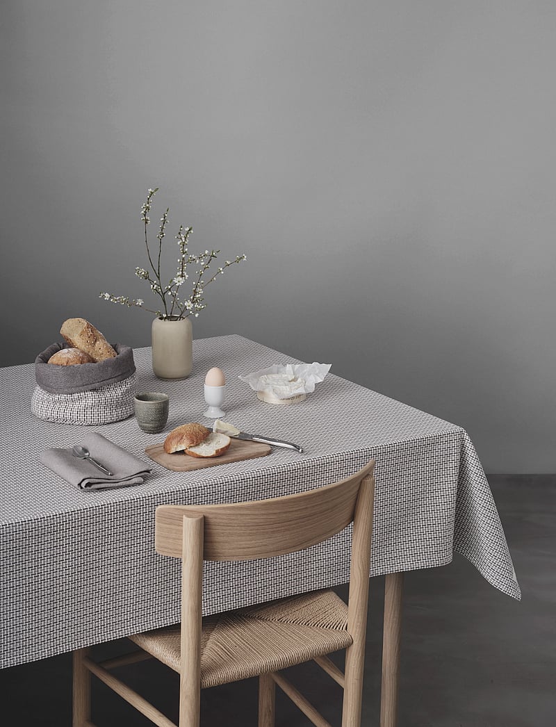 By Mogensen - Table-cloth Dubby - laudlinad - grey, creme, dark grey, white - 1