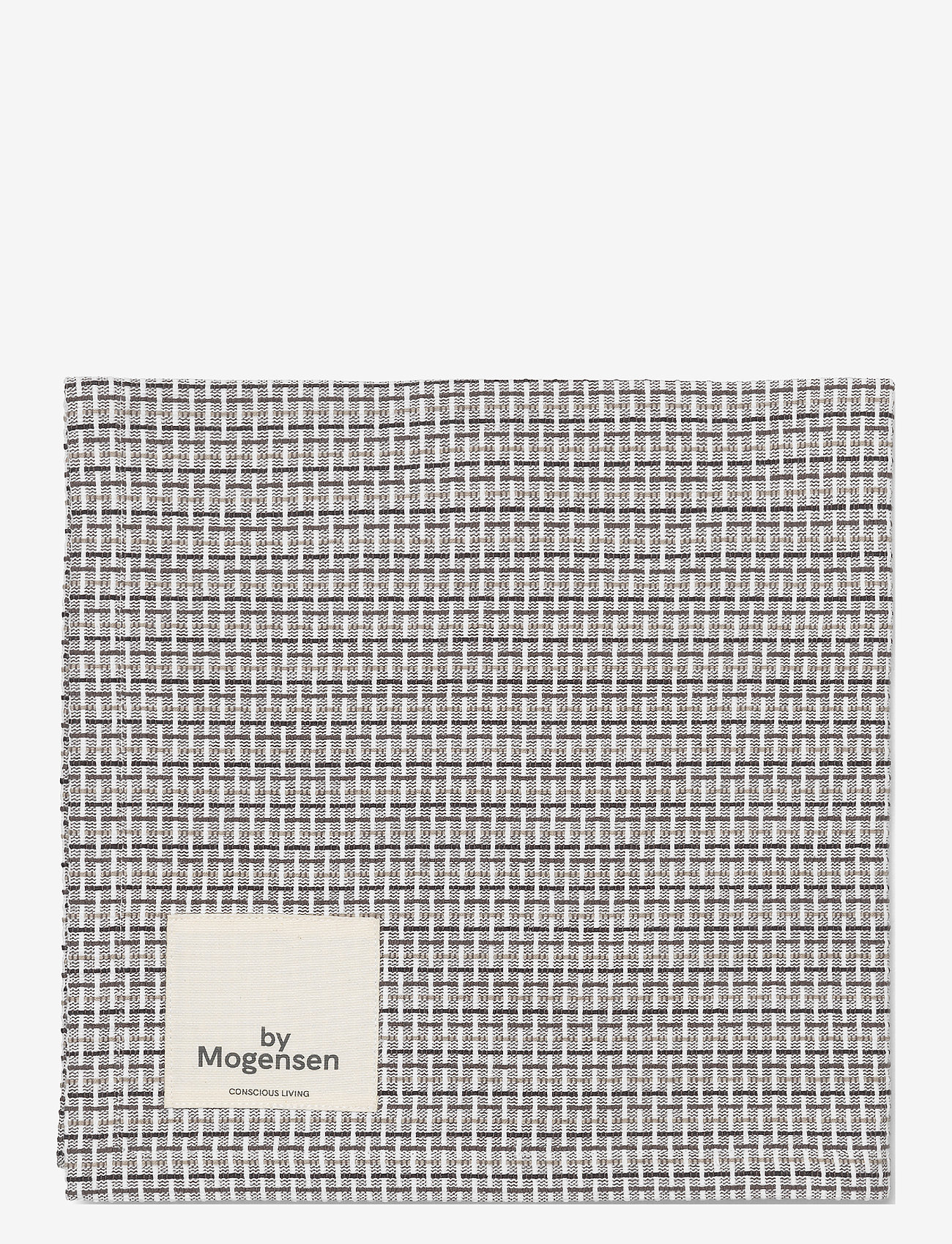 By Mogensen - Cloth napkin Dubby - linen- & cotton napkins - grey, creme, dark grey, white - 0