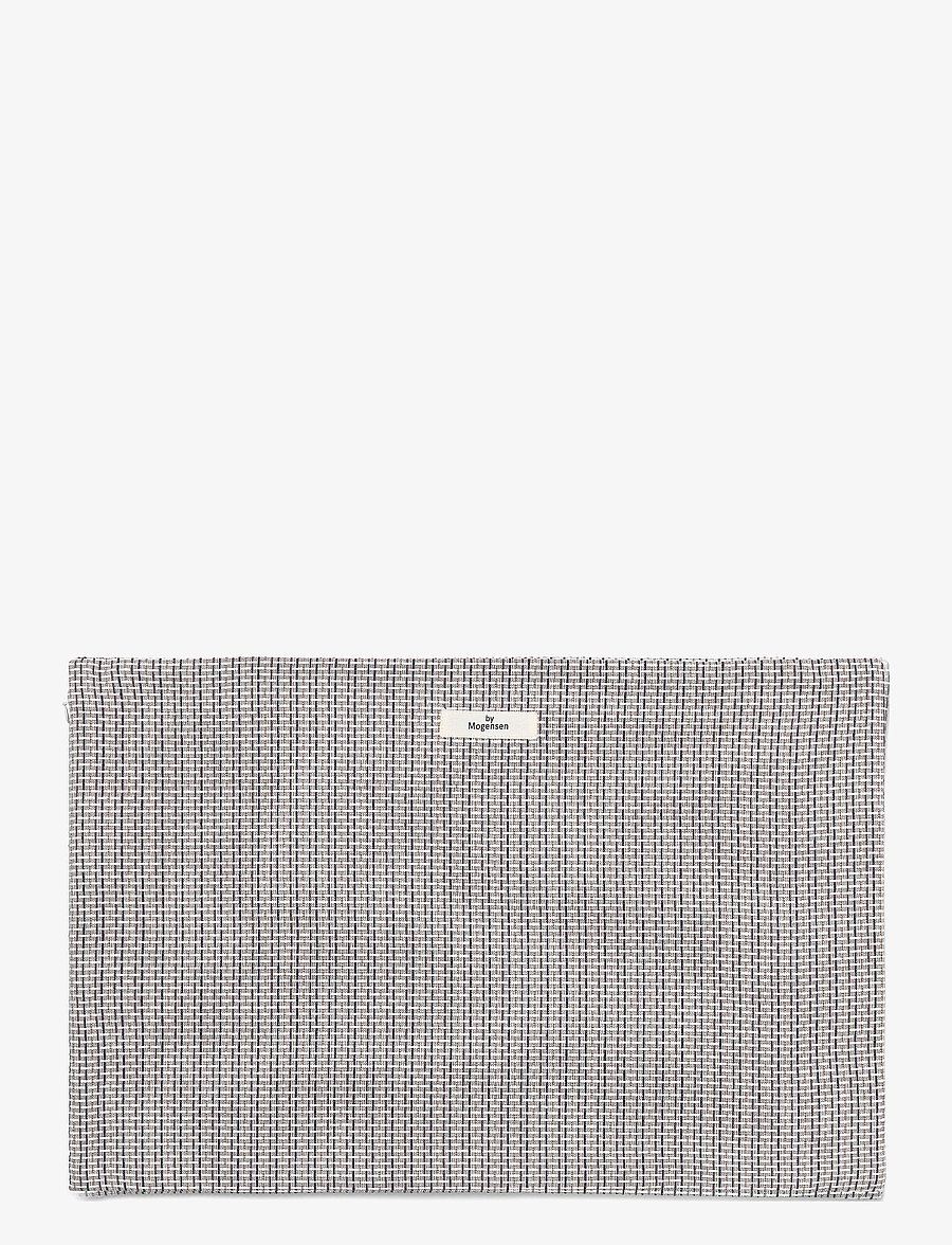 By Mogensen - Pillow cover Dubby - padjapüürid - grey, creme, dark grey, white - 0