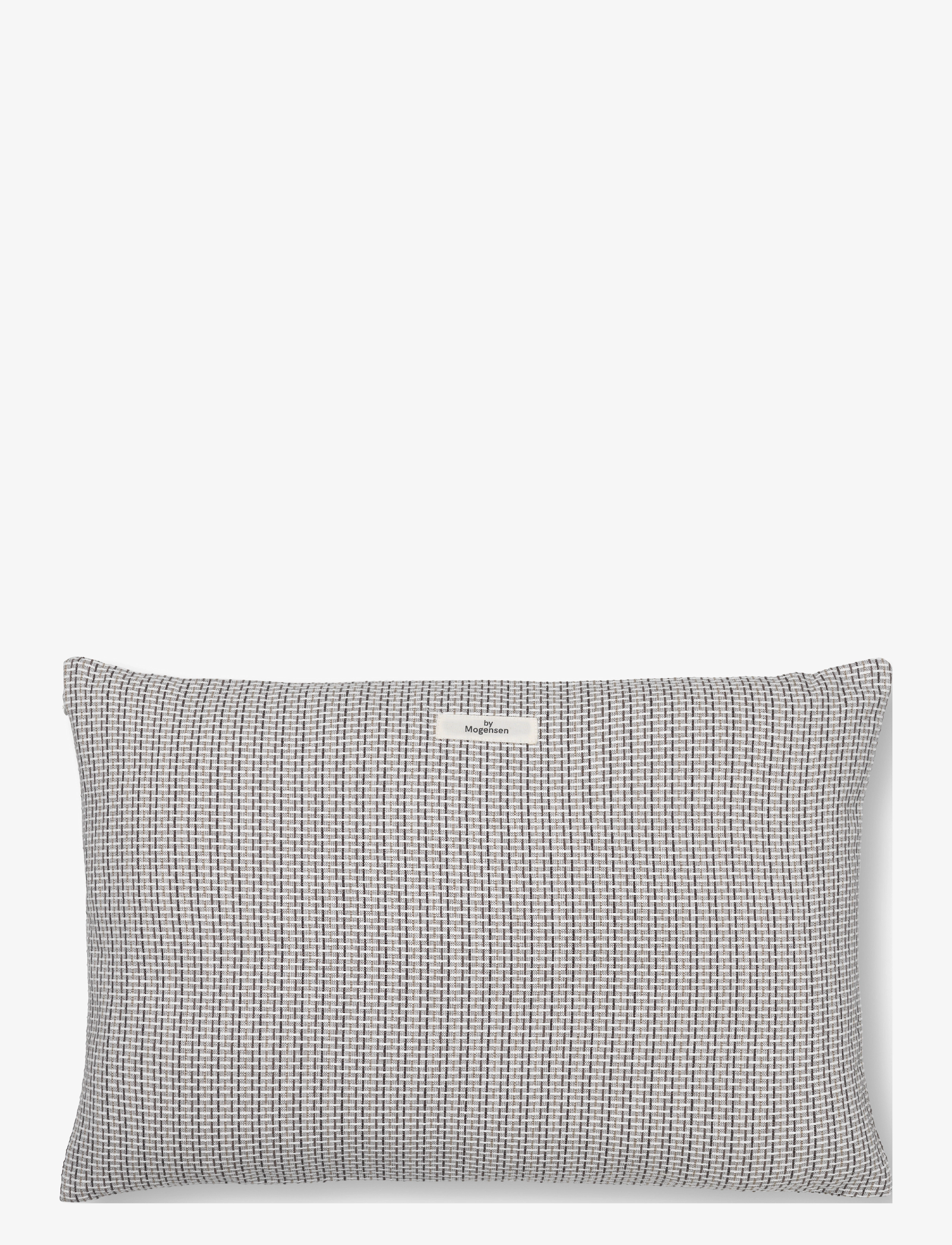 By Mogensen - Pillow cover Dubby - koddaver - grey, creme, dark grey, white - 1