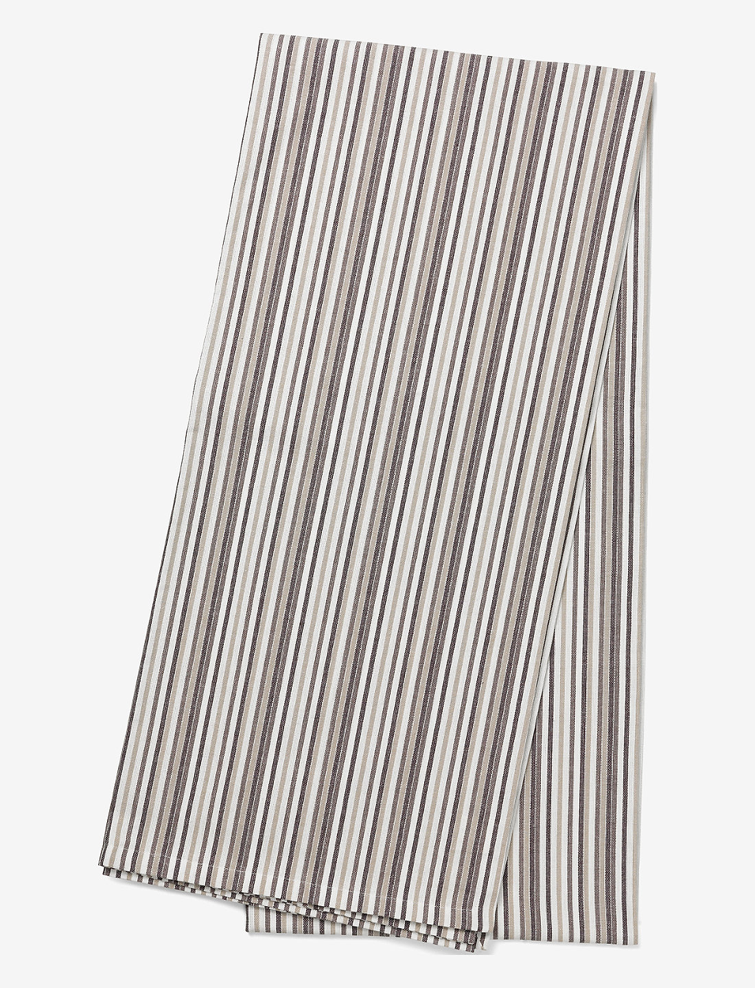 By Mogensen - Table-cloth Small Stripes - tablecloths & runners - grey, brown, black, white - 0