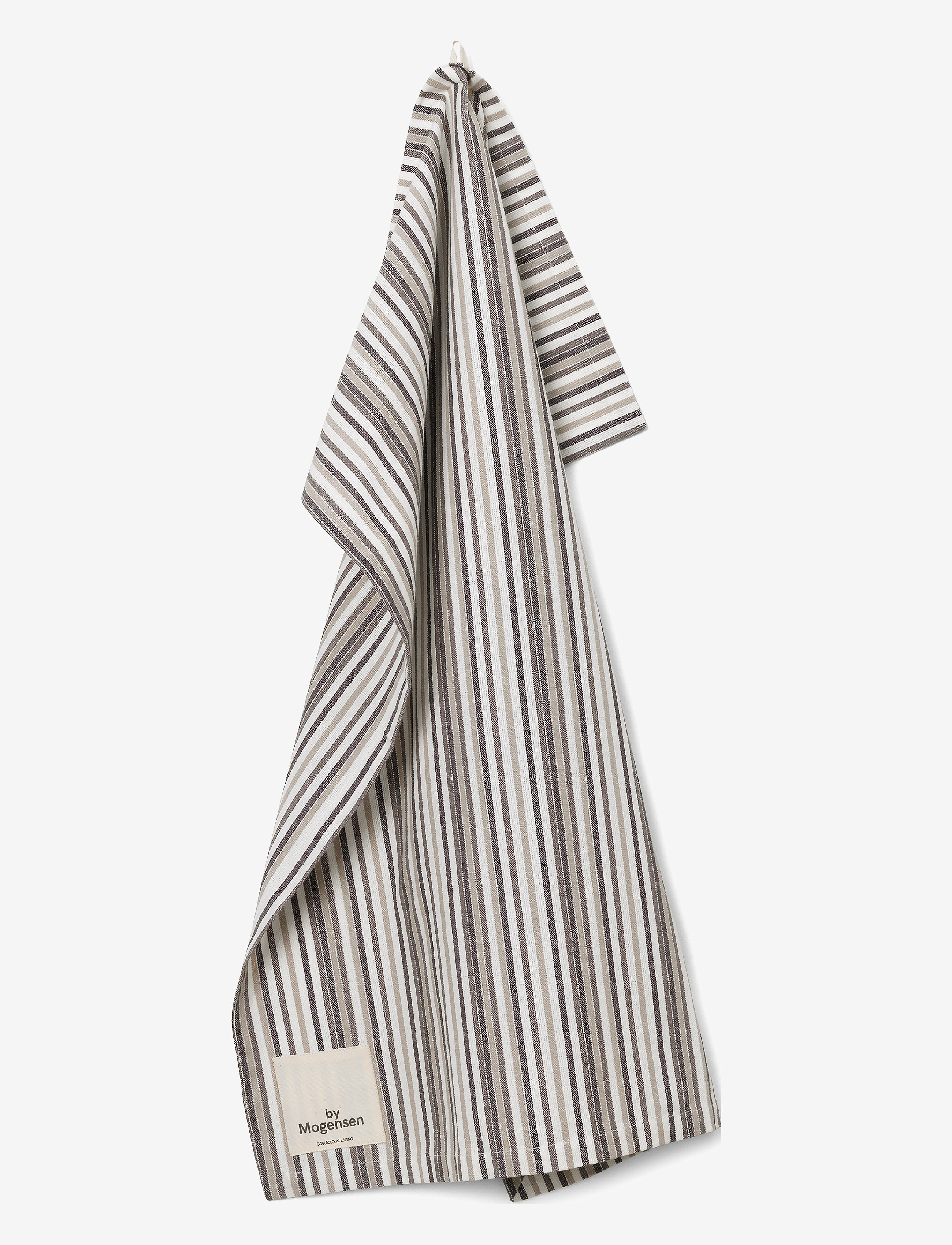 By Mogensen - Disktrasa Small stripes - grey, brown, black, white - 1
