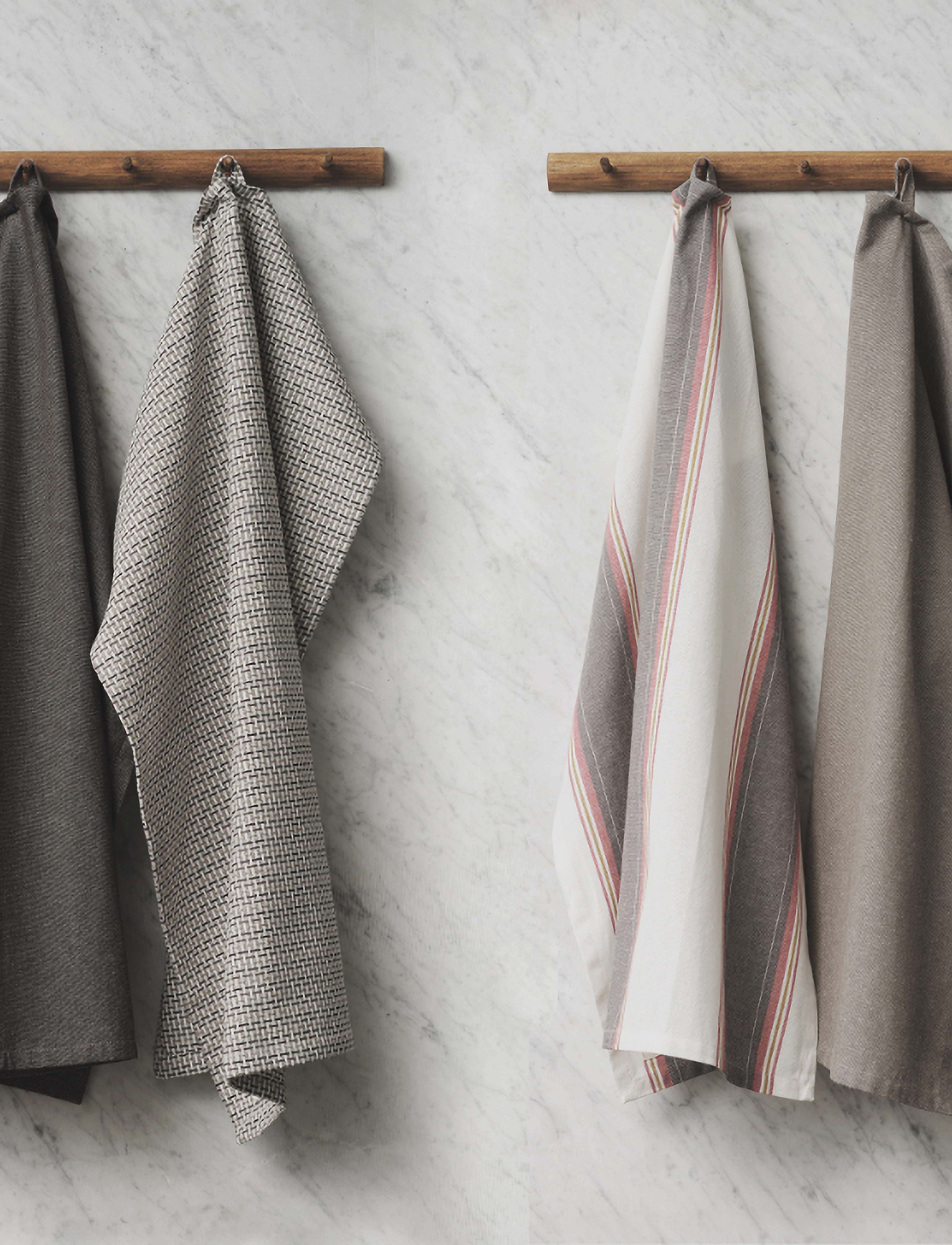 By Mogensen - Disktrasa Small stripes - grey, brown, black, white - 5
