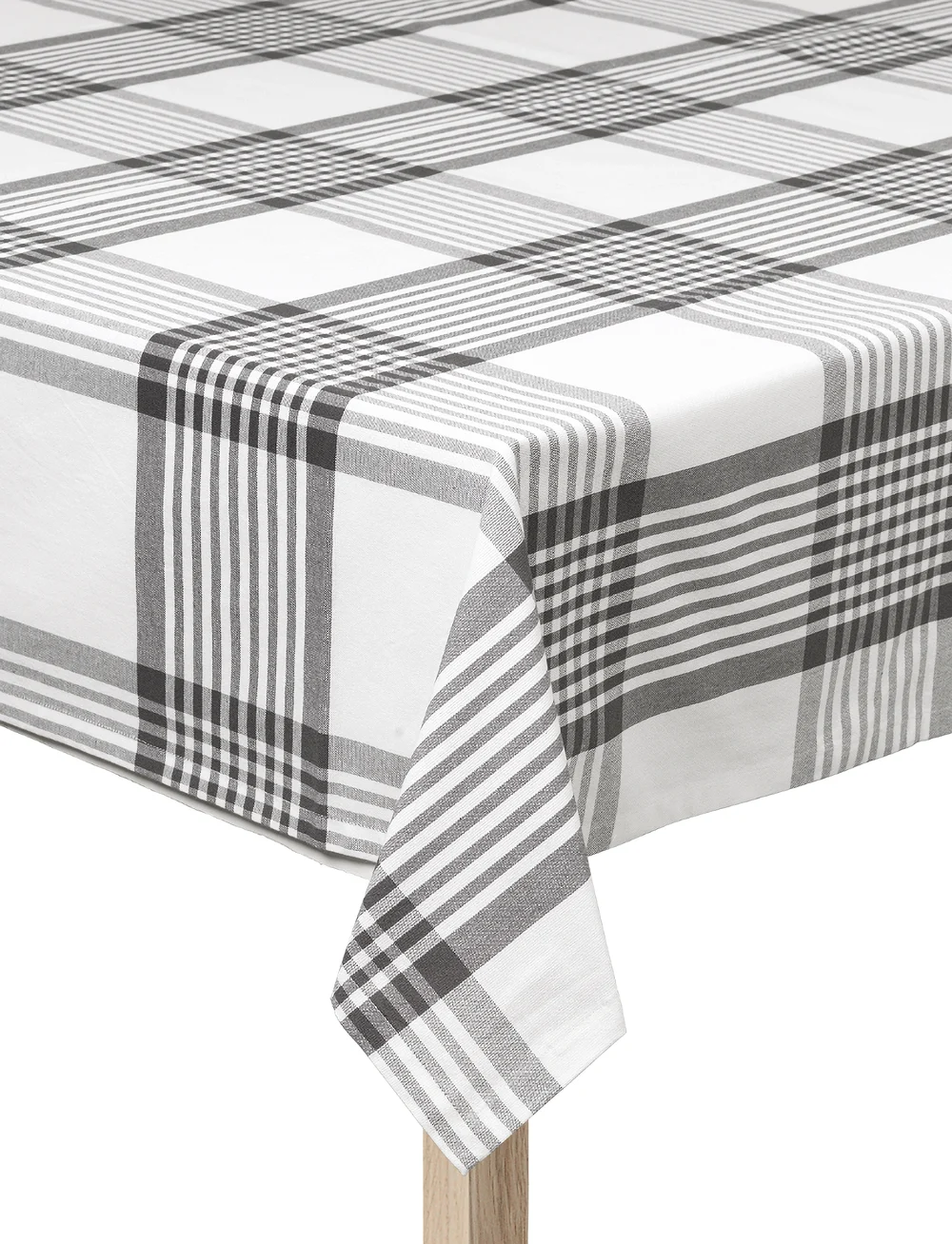 By Mogensen - Table-cloth Large Checks - dukar & löpare - grey, white - 3