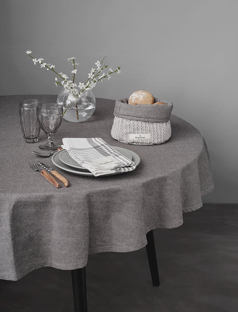 By Mogensen - Table-cloth Earth - dúkar og dreglar - grey - 0