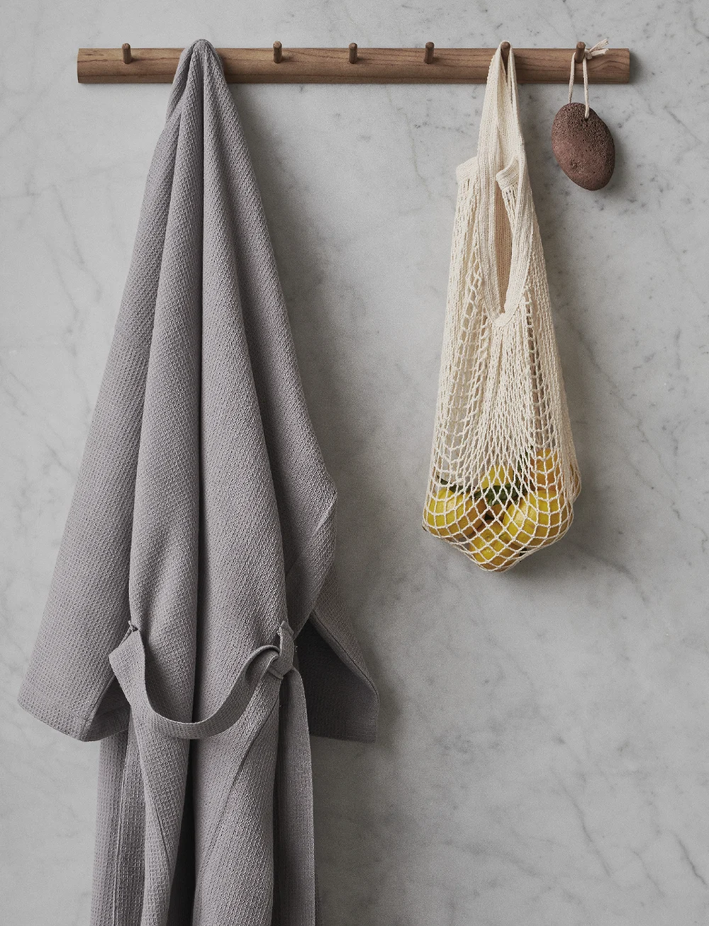 By Mogensen - Bathrobe Gray Waffle - igapäevane stiil - grey - 1