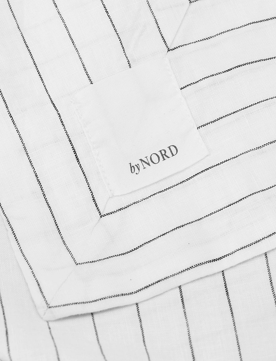 by NORD - Bed skirt, Gunhild, Snow w. coal - voodiäärised - snow w. coal - 2