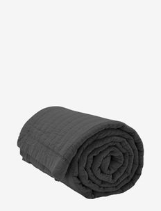 Quilted bedspread, Magnhild, Coal, by NORD