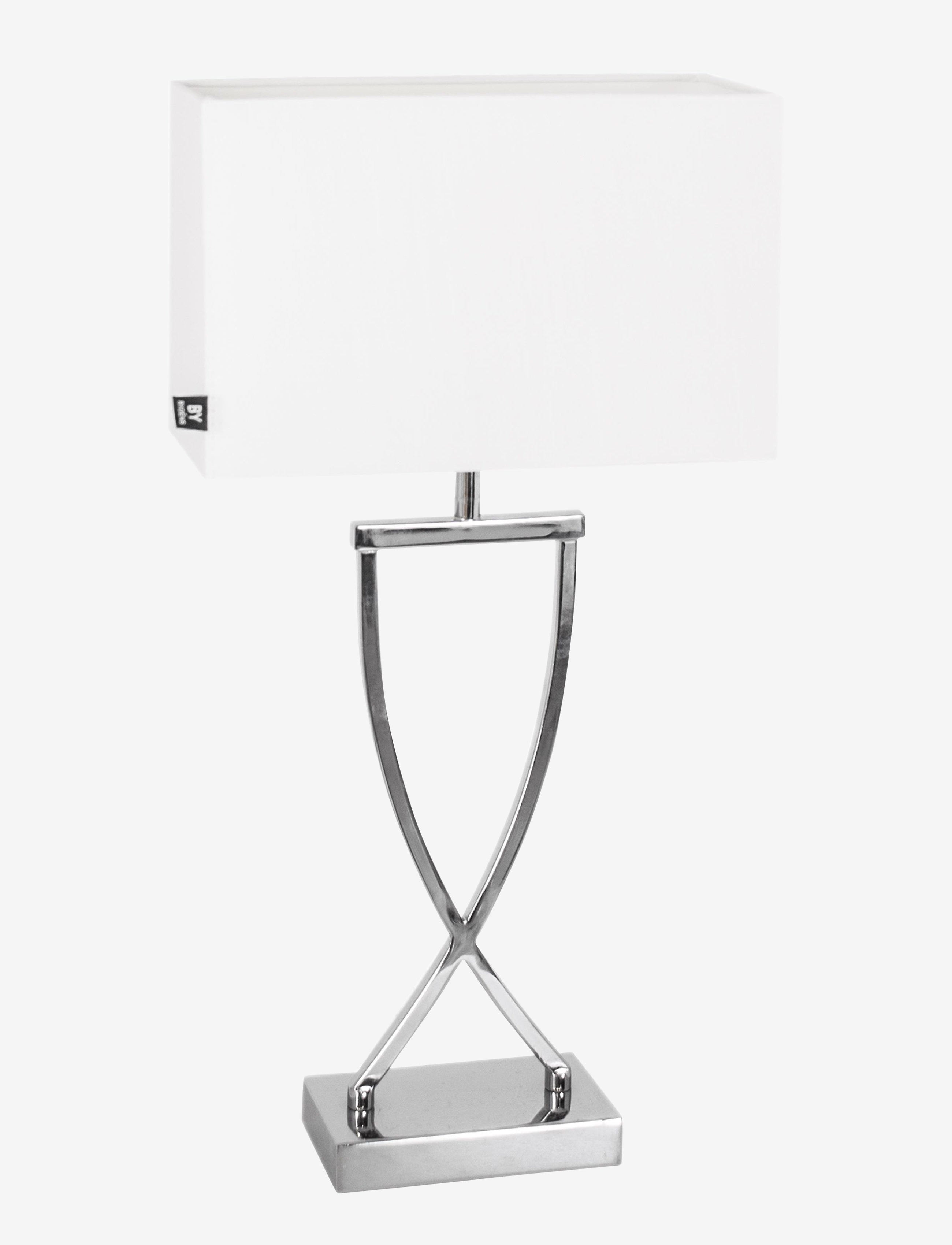 By Rydéns Table Lamp Omega, Bordlampe, Hvid, Str: 12.0X27X52CM