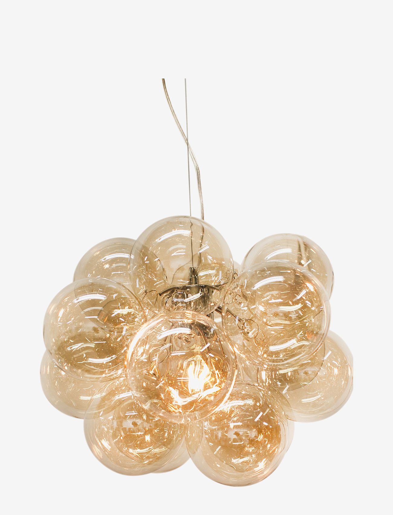 By Rydéns - Bubbles Pendant Light - deckenleuchte - chrome/amber - 0