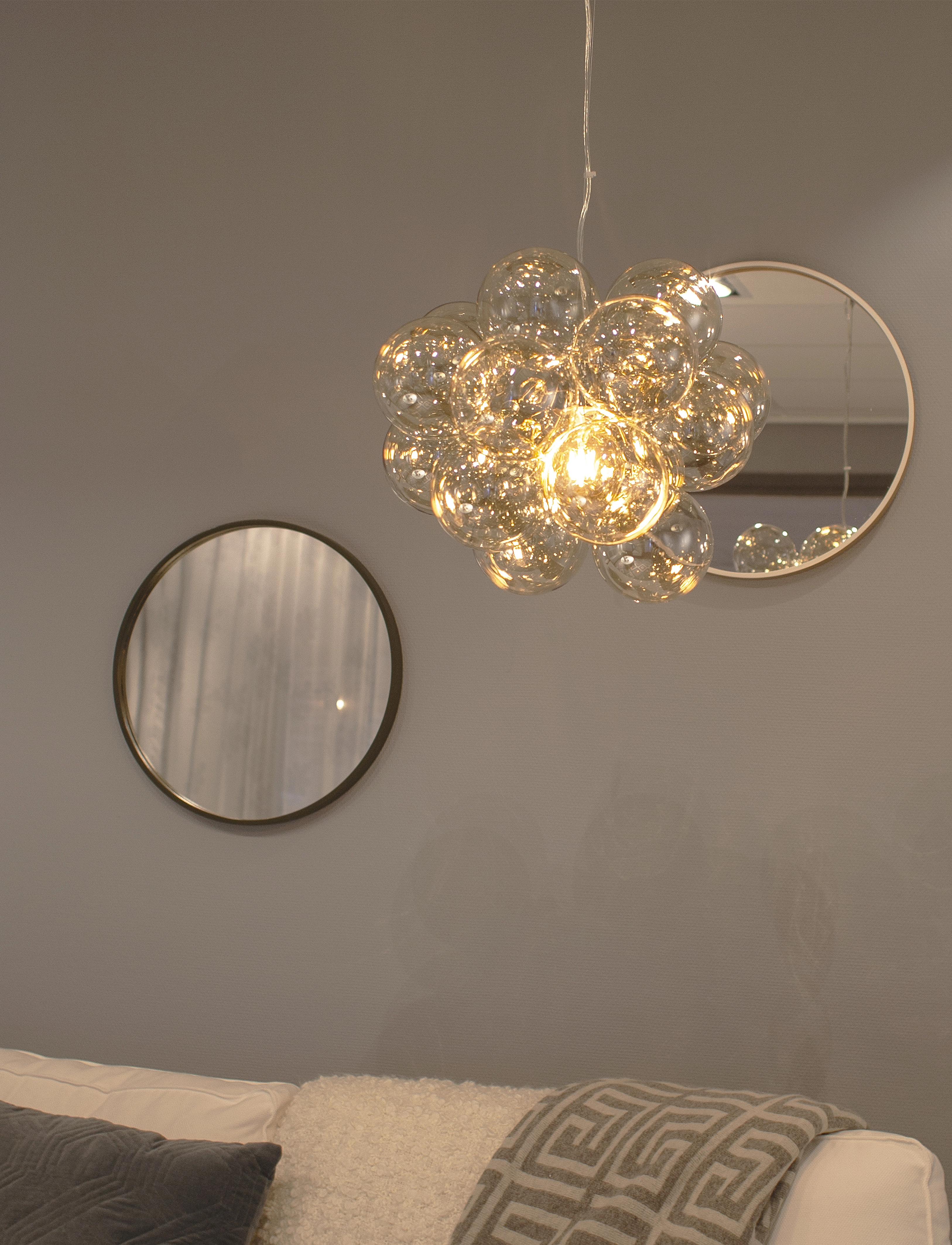 By Rydéns Bubbles Loftlampe Amber, One Size x 48, Ceiling Lamps, Nackt - Pendant Homeware