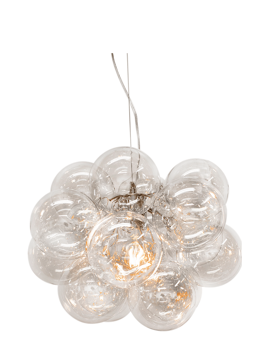 By Rydéns - Bubbles Pendant Light - deckenleuchte - chrome/clear - 0