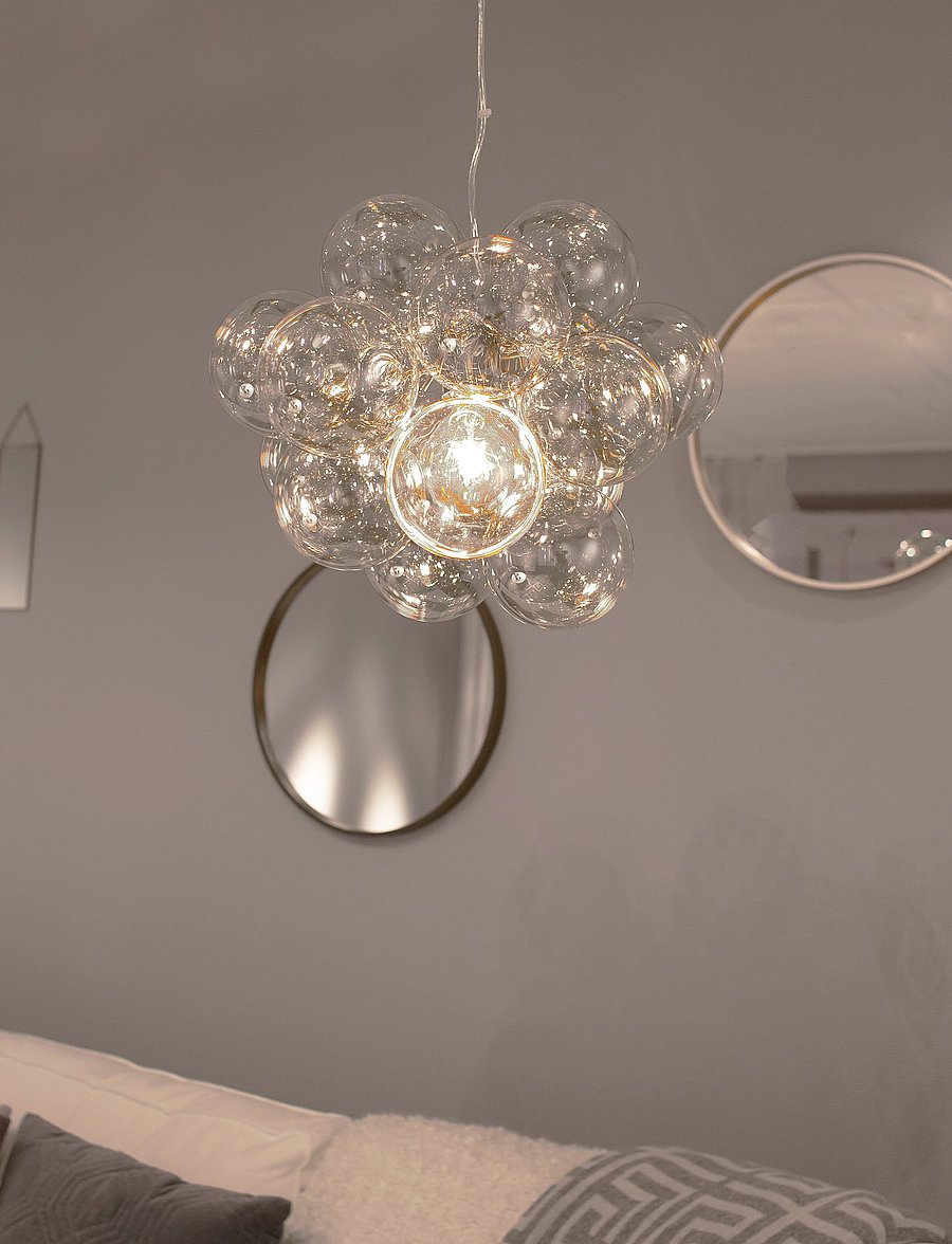 By Rydéns - Bubbles Pendant Light - deckenleuchte - chrome/clear - 1