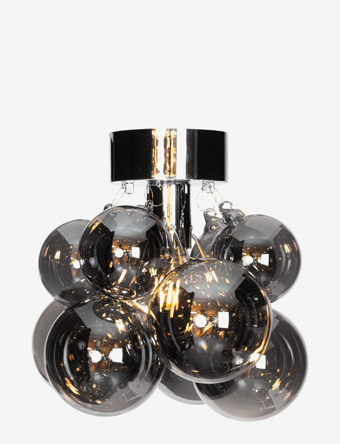 By Rydéns - Bean taklampa Ø36cm rökgrå - plafonder - chrome / black - 0