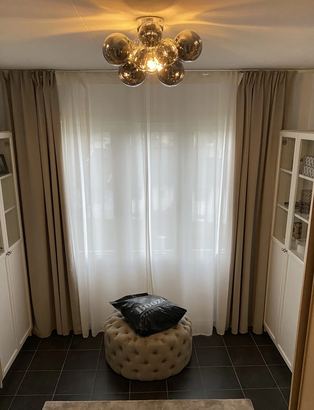 By Rydéns - Bean Ceiling lamp - deckeneinbauleuchten - chrome / black - 1