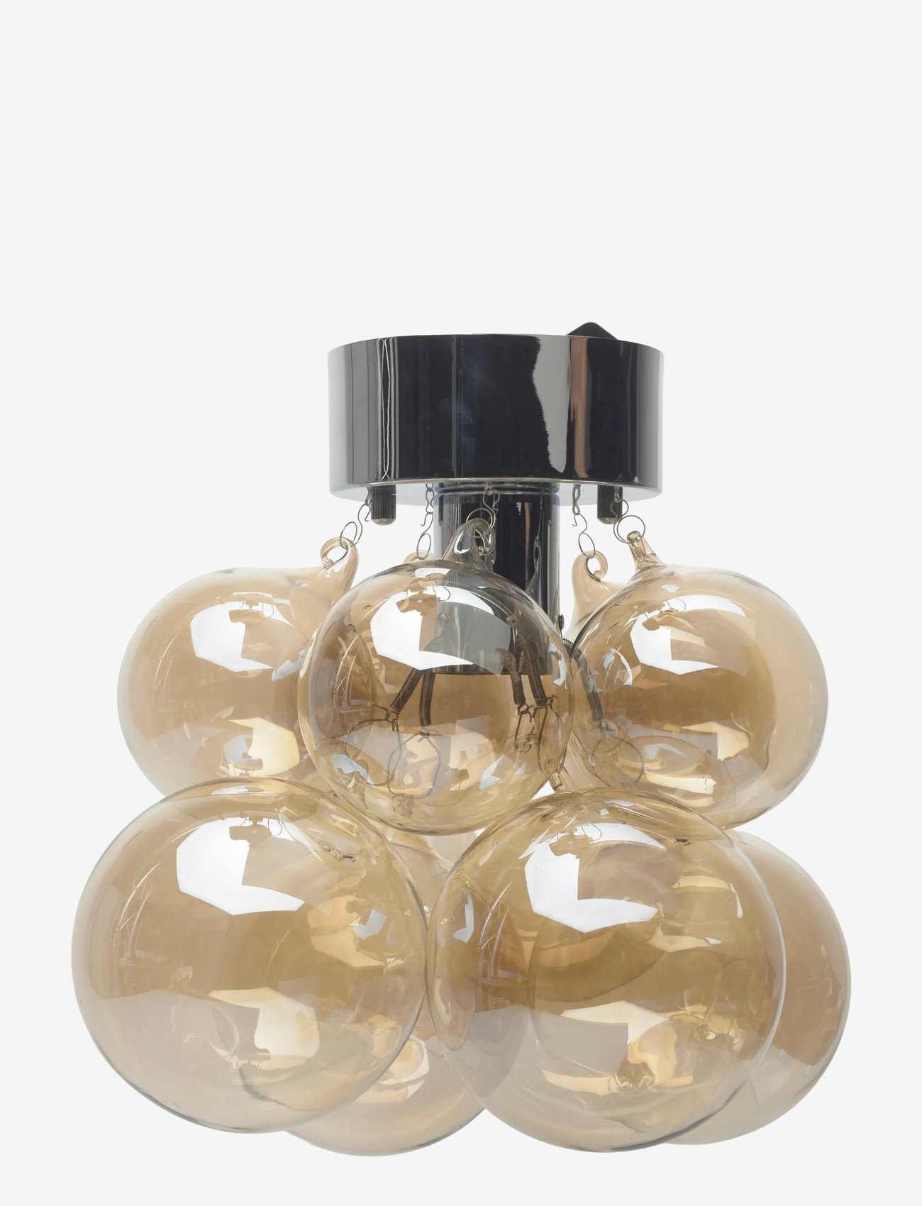 By Rydéns - Bean Ceiling lamp - flush mount ceiling lights - chrome/amber - 0