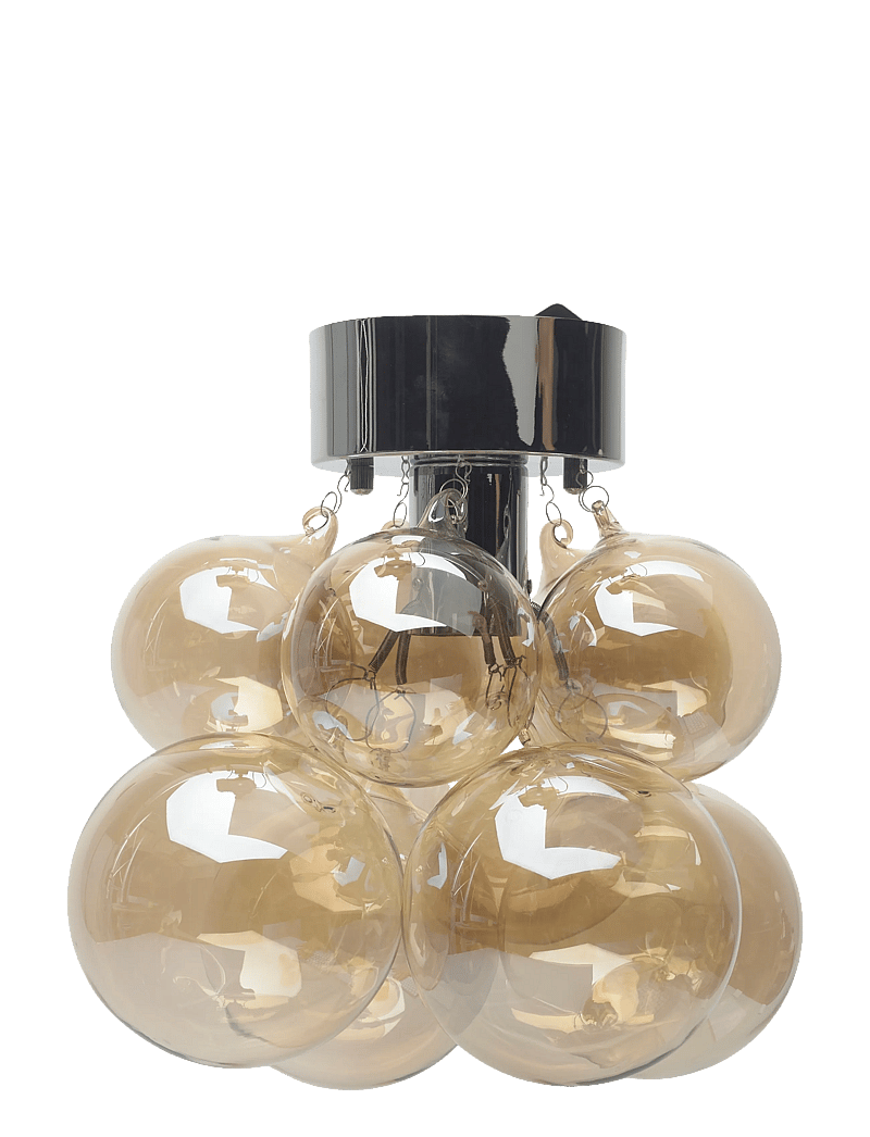 By Rydéns - Bean Ceiling lamp - flush mount ceiling lights - chrome/amber - 0