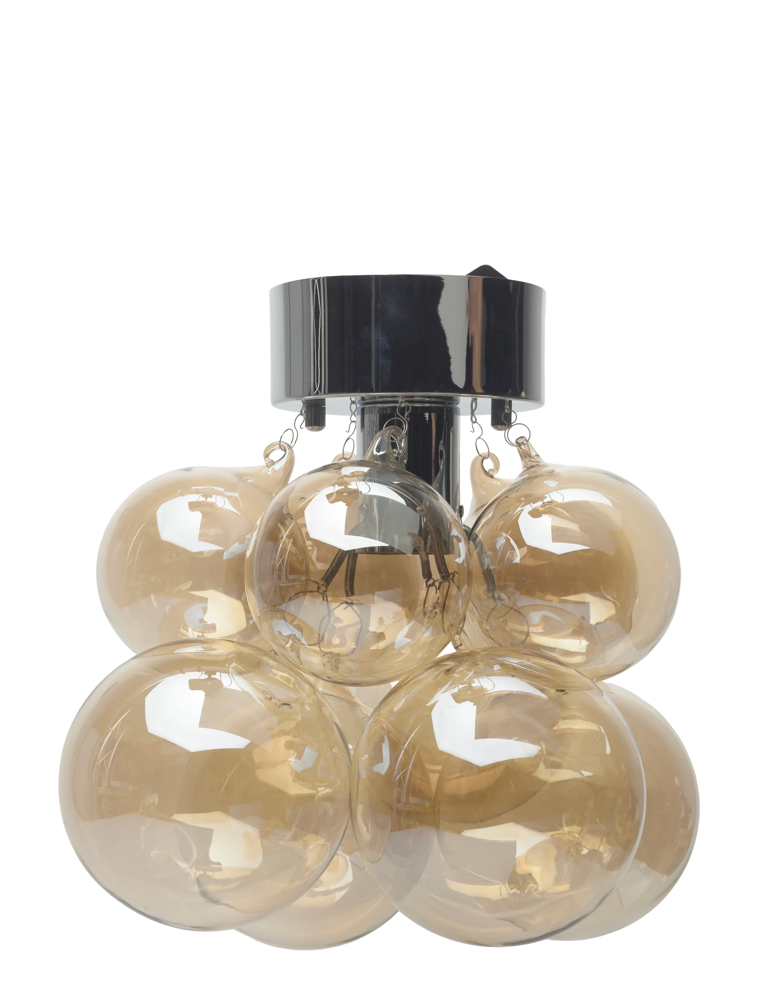 By Rydéns Bean taklampa Amber - Belysning - CHROME/AMBER / beige