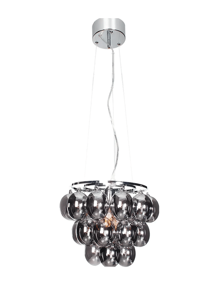 By Rydéns - Bubbles Pendant light - deckenleuchte - chrome/smoke - 0
